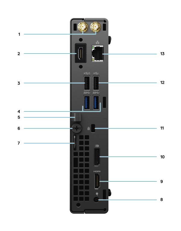 DELL OPTIPLEX MICRO AVEC WIFI 3080 notebook widescreen z51 70 40k6013upb