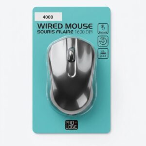 souris filaire pro logic – 1600 dpi